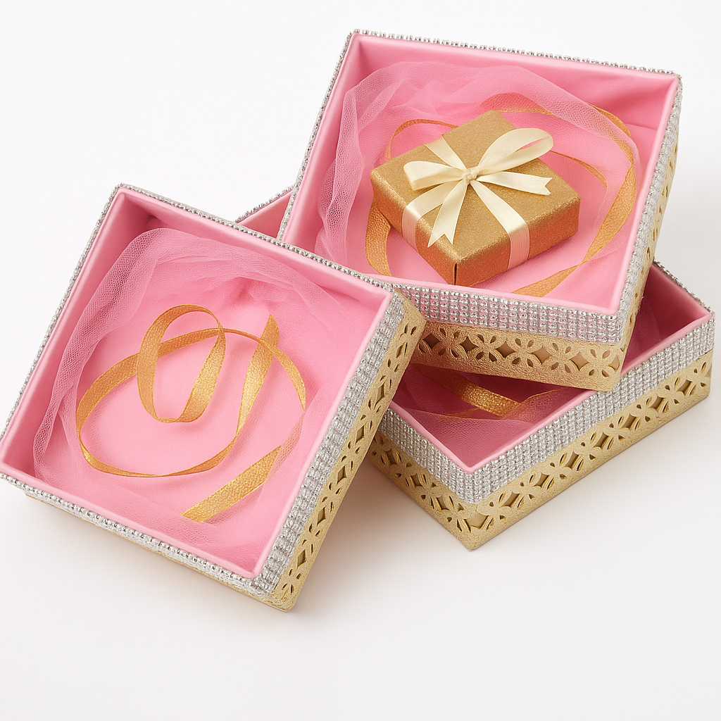 The Golden Blossom Gift Boxes (Set of 4)