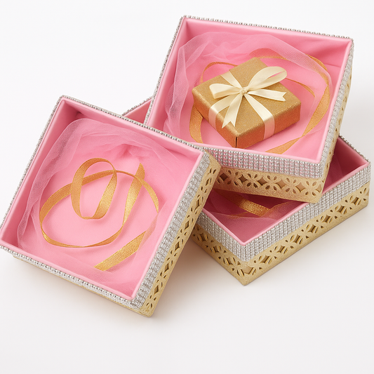 The Golden Blossom Gift Boxes (Set of 4)